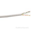 Pure Copper 23AWG UTP Cat6 Câble réseau avec test passé 500 MHz Fourniture d&#39;usine de haute qualité